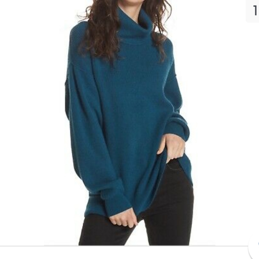 Free People Jade softly structured tunic sweater